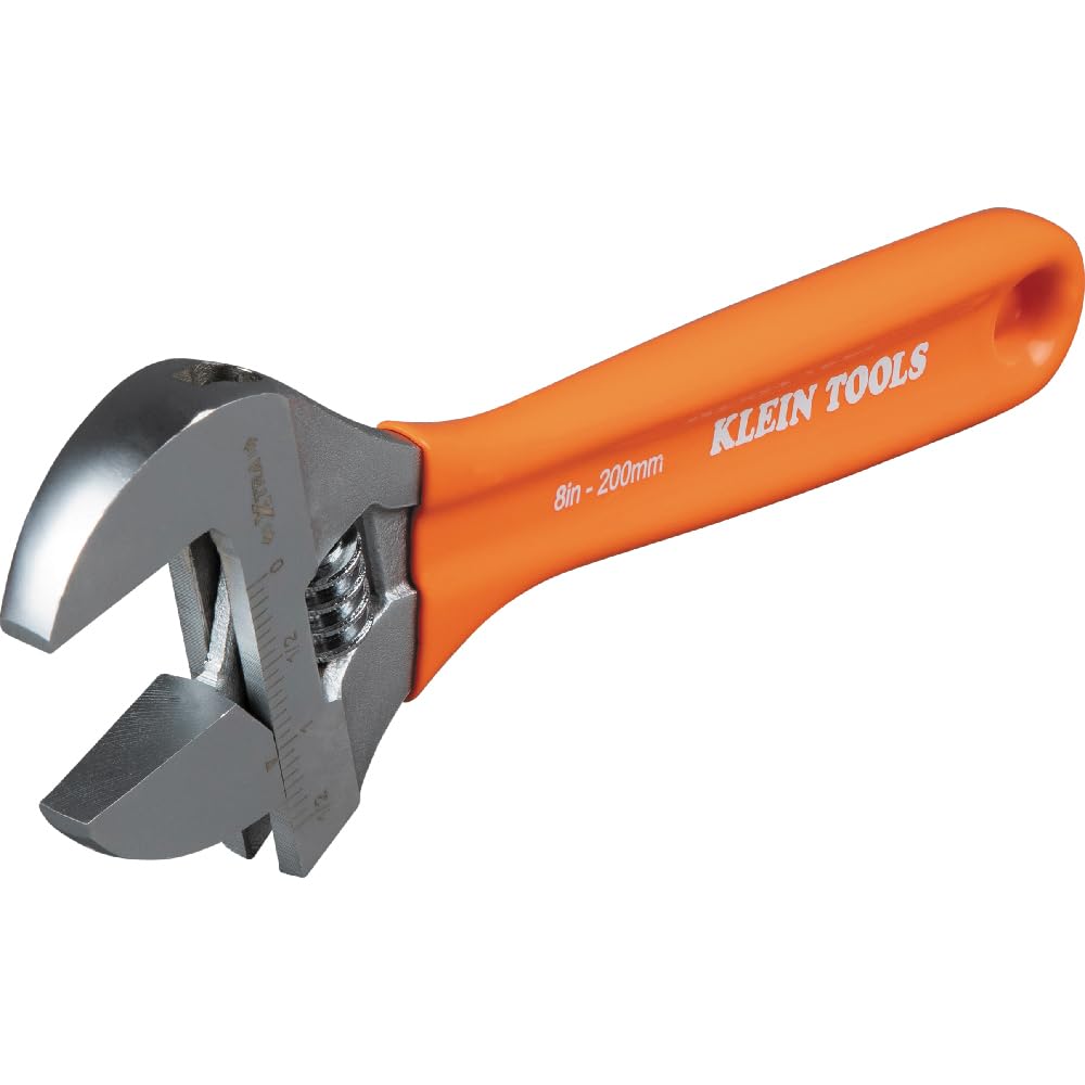 Klein Tools Extra-Capacity Adjustable Wrench Set - 4-Piece Heavy Duty Multi-Size Wrench Kit for Plumbing, Automotive & Home Repairs | Perfect for DIY Projects & Professional Use