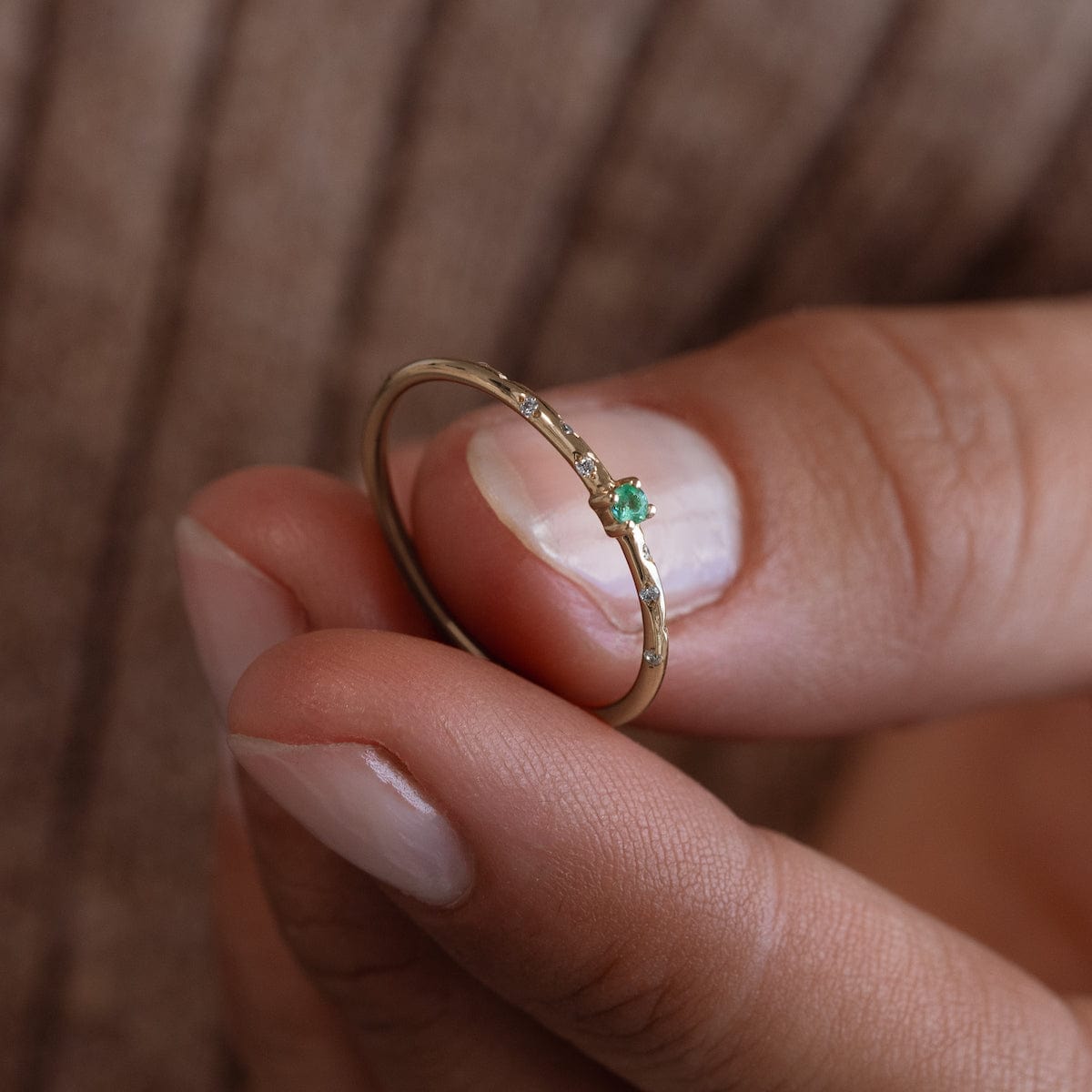 Dainty Starry Birthstone Ring - Elegant Zodiac Jewelry for Women, Personalized Gift for Her - Perfect for Birthdays, Anniversaries & Special Occasions