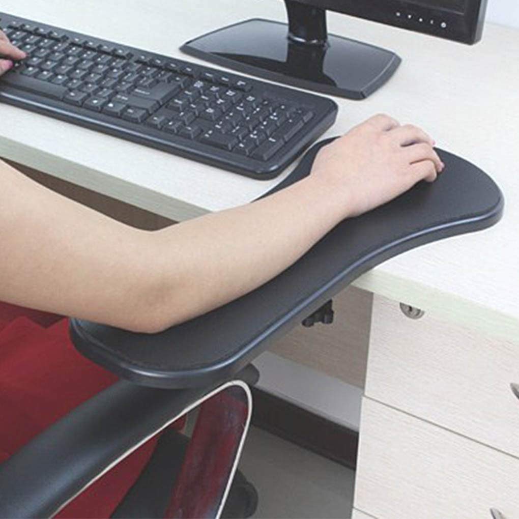 Ergonomic Arm Stand Holder & Wrist Rest Support - Adjustable Computer Mouse Pad for Home Office Desk, Gaming Chair, and PC Workstation - Reduces Wrist Pain for Typing, Gaming, and Long Computer Sessions