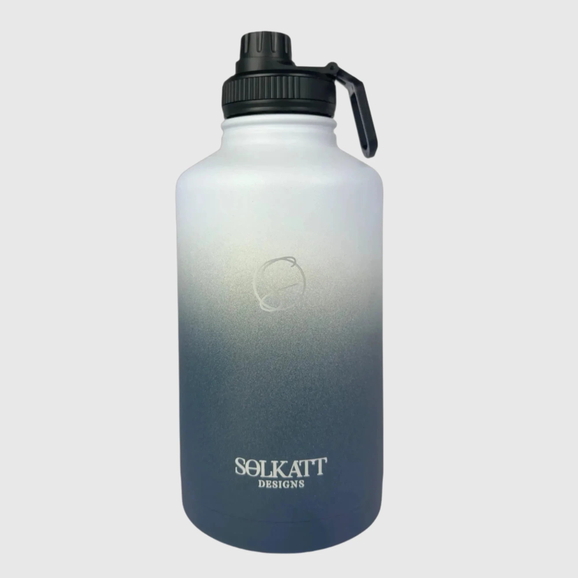 Royal Blue Insulated Stainless Steel Water Bottle 64oz (1.9L) - Keeps Drinks Cold 24Hrs/Hot 12Hrs - Perfect for Gym, Hiking, Office & Outdoor Activities