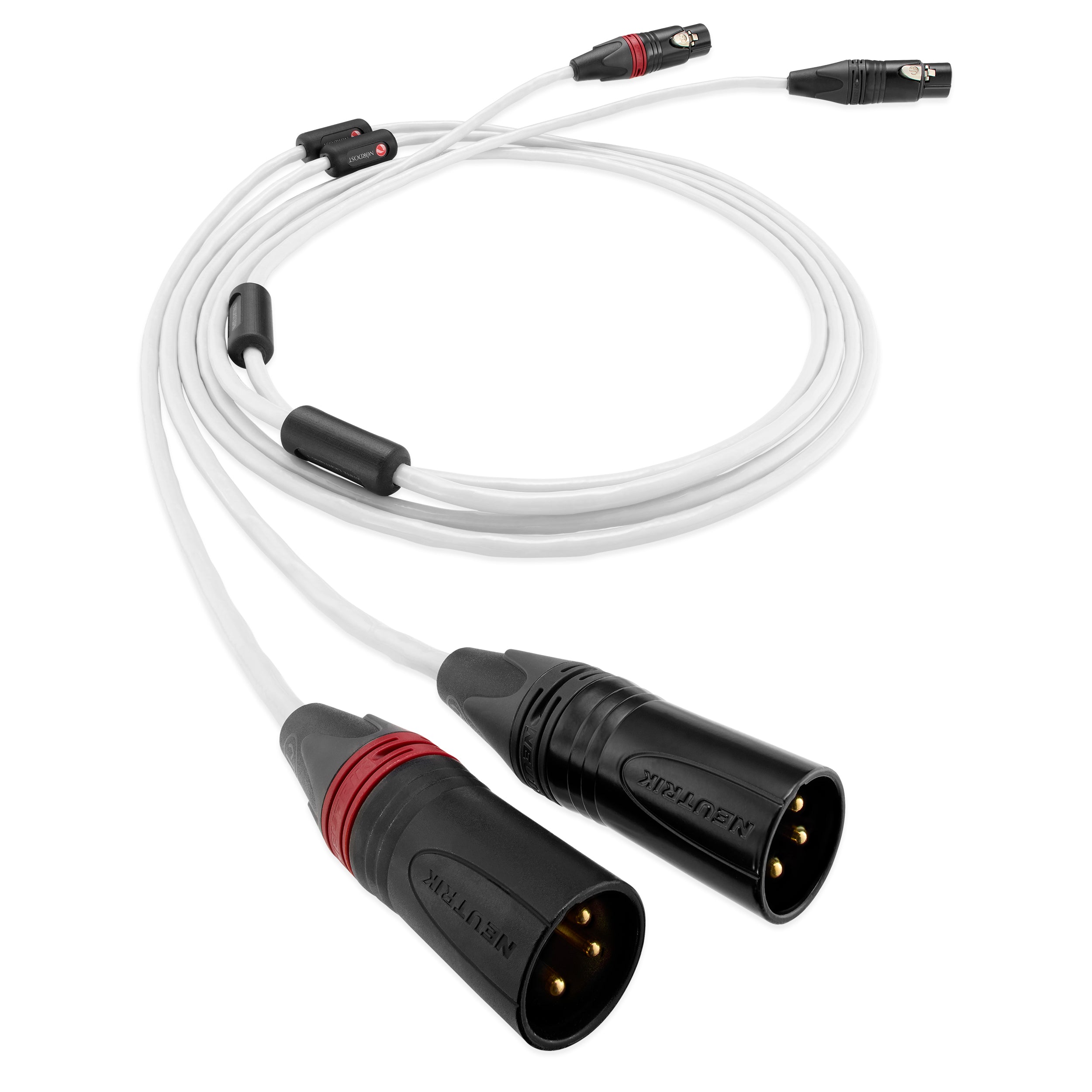 Nordost Leif 3 White Lightning 3 Analog Audio Interconnect Cables - Premium Hi-Fi RCA Cables for Home Theater & Stereo Systems