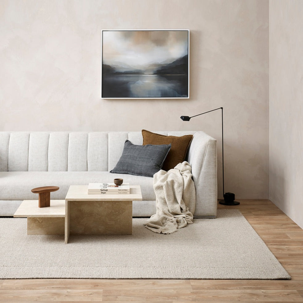 Baya Vermont Floor Rug - Driftwood Color 160cm x 230cm (5'3