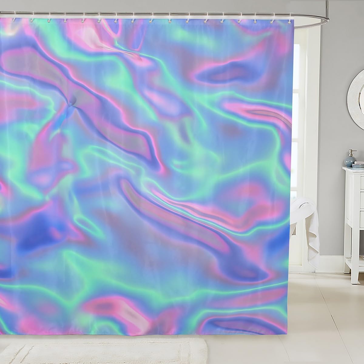 Vibrant Tie Dye Shower Curtain - 72