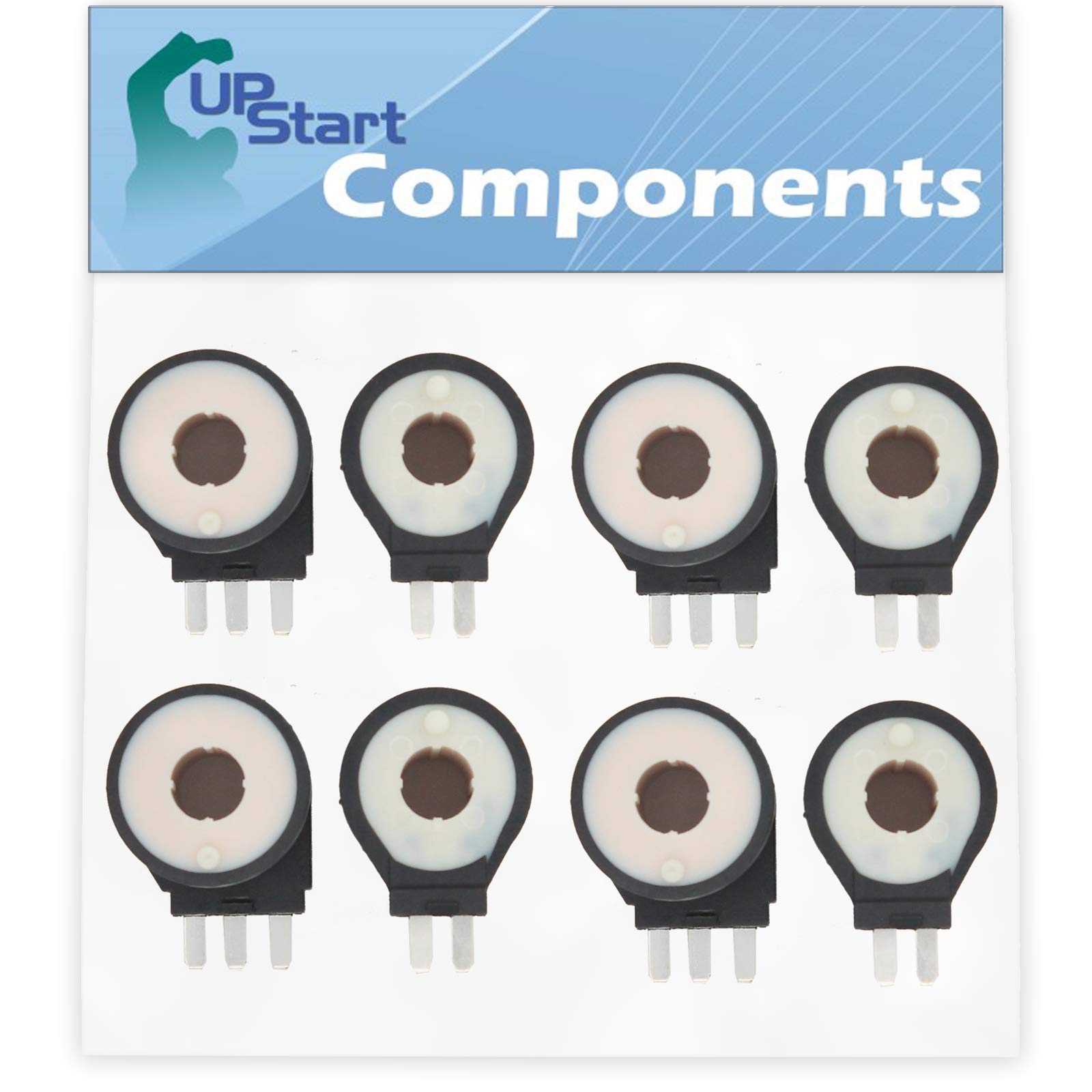 4-Pack 279834 Gas Dryer Coil Kit Replacement for Whirlpool 7MWGD8800AW1 Dryer - Compatible with 279834 Dryer Gas Valve Ignition Solenoid Coil Kit - UpStart Components Brand - Perfect for DIY Home Appliance Repair & Maintenance
