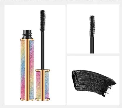 Waterproof Glitter Mascara for Long-Lasting Eye Makeup - Volumizing & Smudge-Proof (1 Pack) - Perfect for Parties, Weddings & Special Occasions