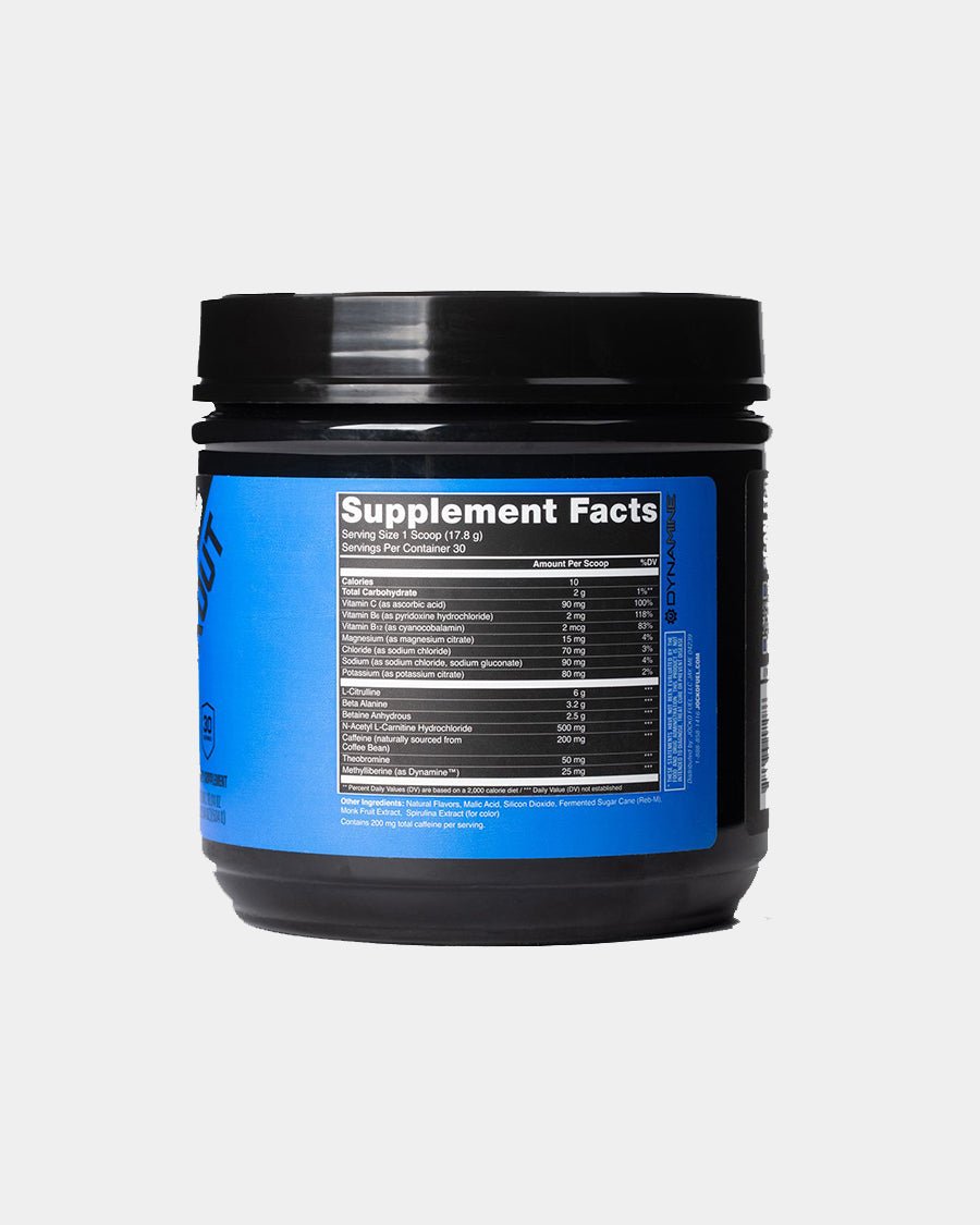 JOCKO Pre Workout Powder - Best Pre-Workout Supplement for Energy, Focus & Endurance - Boost Performance for Gym, Running & CrossFit Training