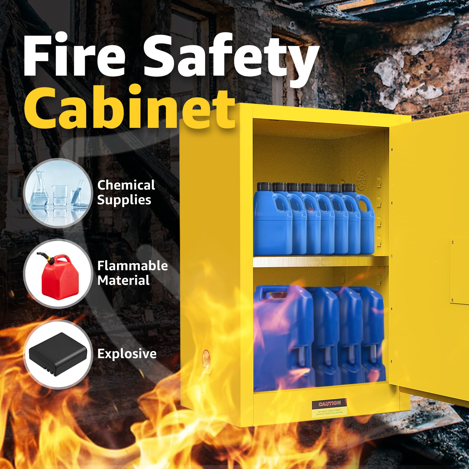30 Gallon Fireproof Storage Cabinet - 23.23