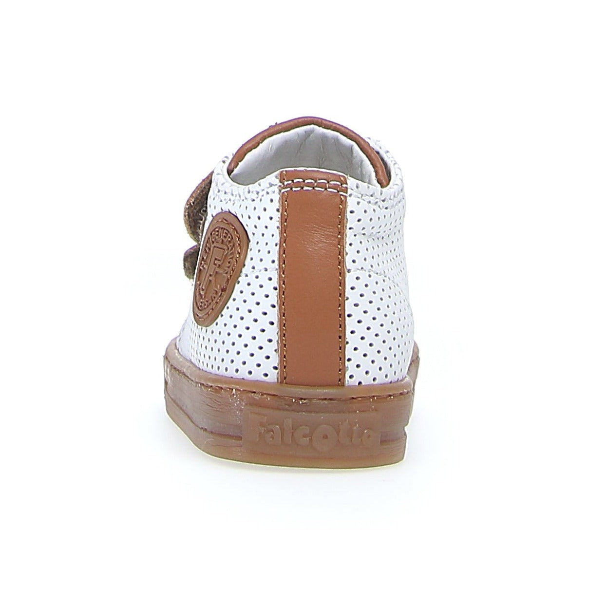Falcotto Michael Fashion Sneakers for Boys and Girls - Cognac & White | Comfortable Kids Shoes for School, Play & Everyday Wear