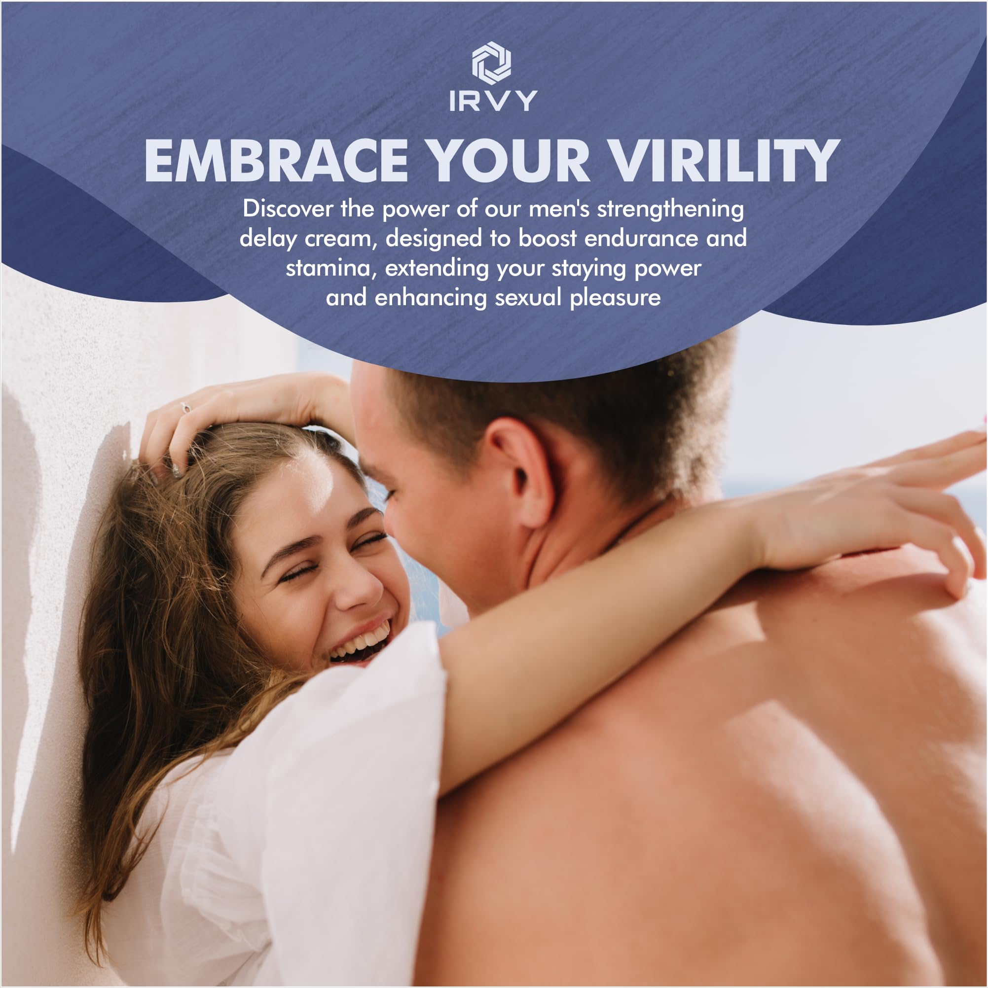 Irvy Male Premature Delay Cream - Long Lasting Performance Enhancer for Men (1.75 Fl Oz) | Intimate Moments & Enhanced Pleasure for Couples