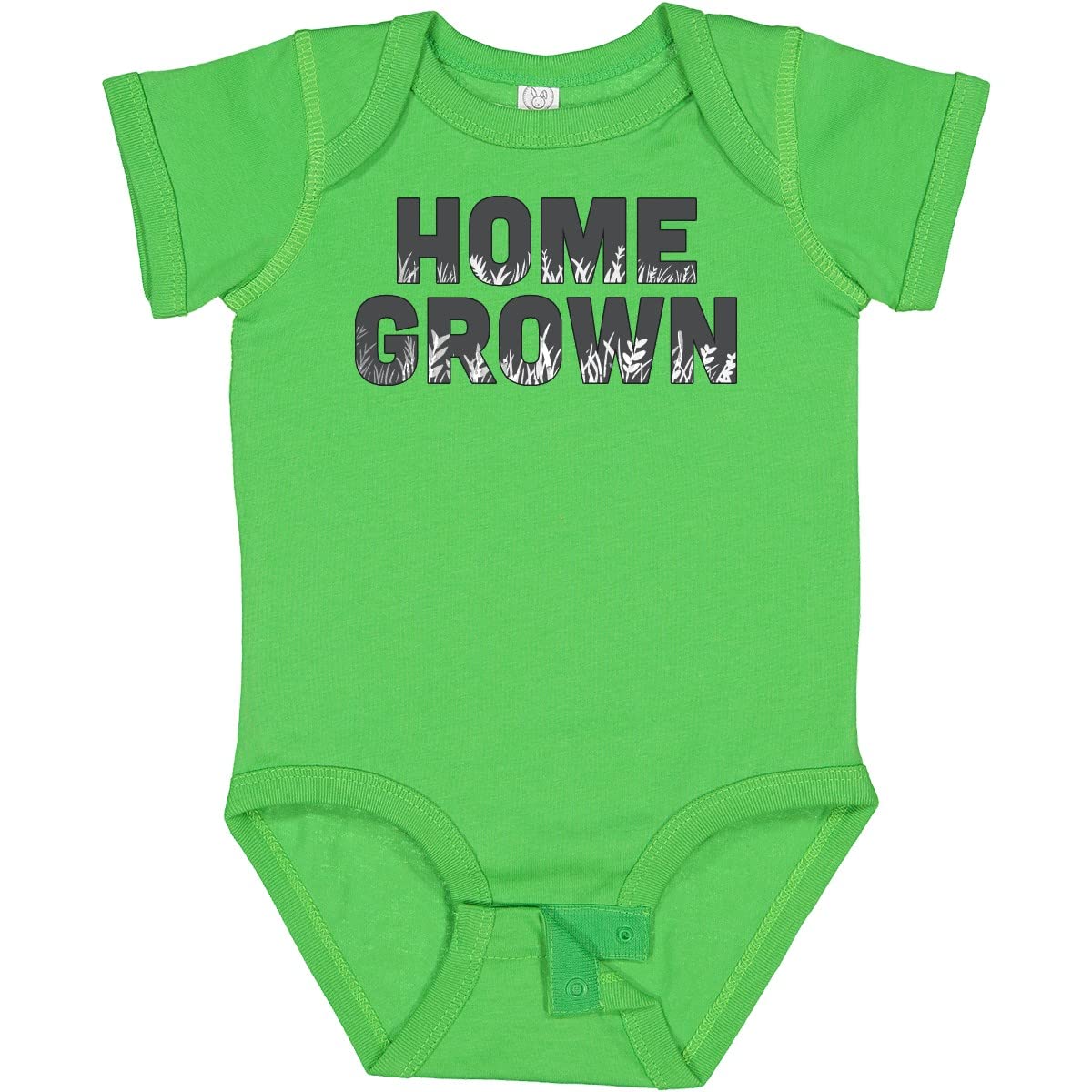 Inktastic Home Grown Baby Bodysuit - Organic Cotton Infant Onesie for Newborns & Toddlers - Perfect for Playtime, Family Photos & Everyday Comfort