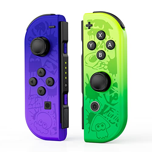 Wireless Nintendo Switch Controller - Replacement L/R Joy-Con with Dual Vibration & Wake-up Function for Gaming, Party Play & TV Mode