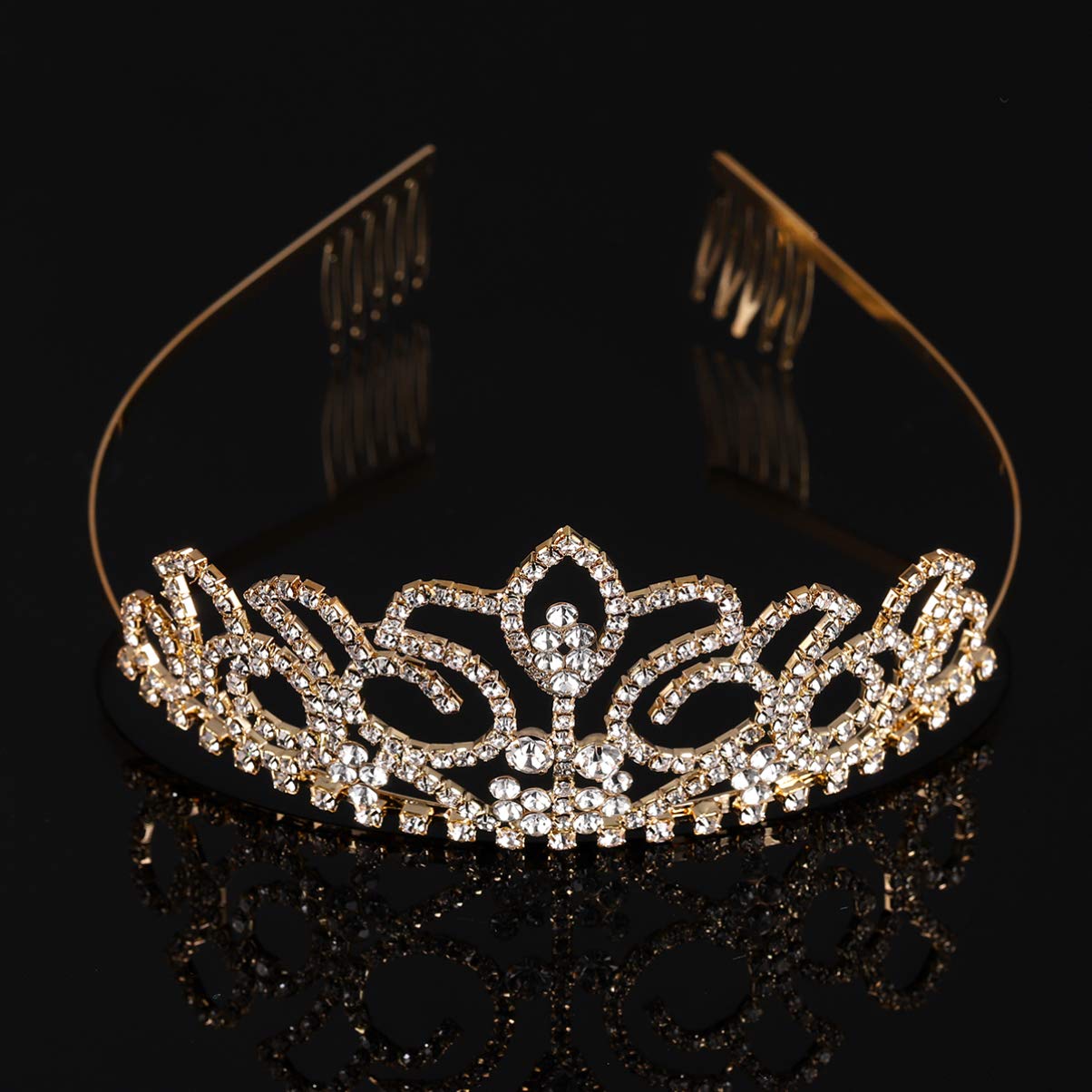 Sparkling Crystal Rhinestone Headband Crown – Elegant Bridal Tiara for Weddings, Prom, Pageants & Special Events