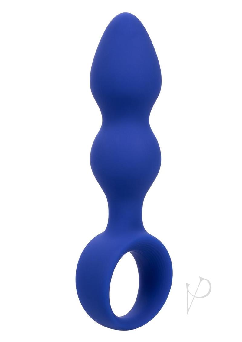 Premium Admiral Advanced Beaded Silicone Anal Probe - Blue | Body-Safe Adult Toy for Pleasure & Prostate Stimulation | Perfect for Couples Play & Solo Exploration