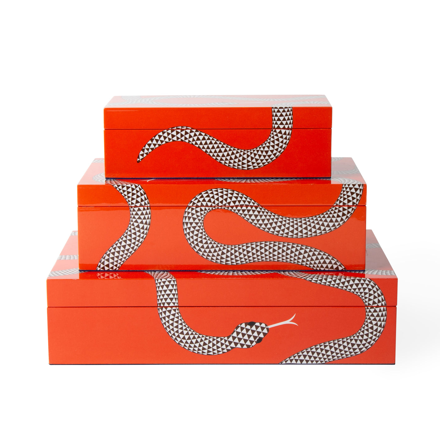 Elegant Medium Eden Lacquer Box - Handcrafted Wooden Jewelry Storage for Necklaces & Rings - Perfect for Home Decor, Gift Giving & Organizing Accessories