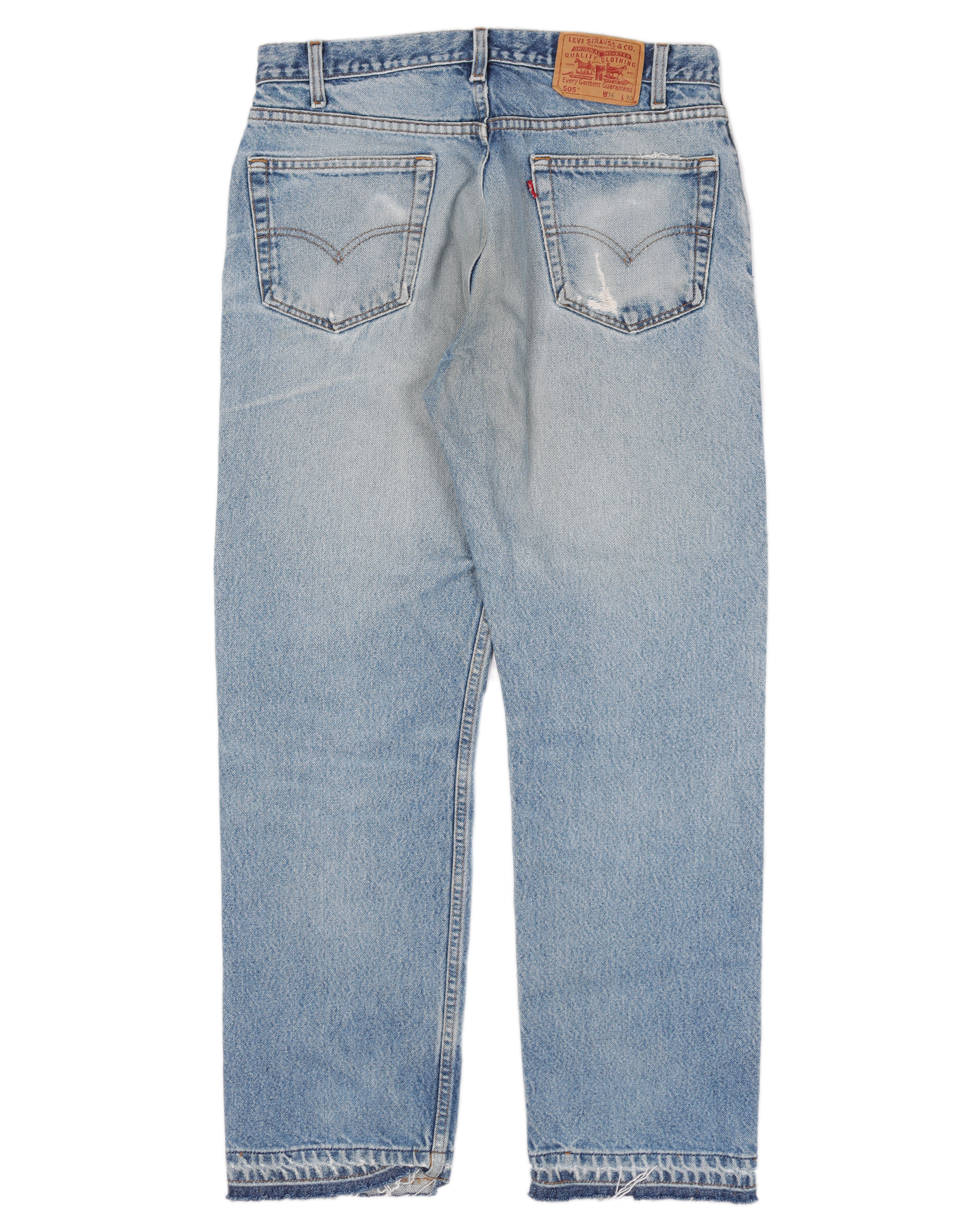 Original 505 Red Tab Levi's Men's Jeans - Classic Straight Fit Denim Pants for Casual & Work Wear | Durable & Comfortable for Everyday Use