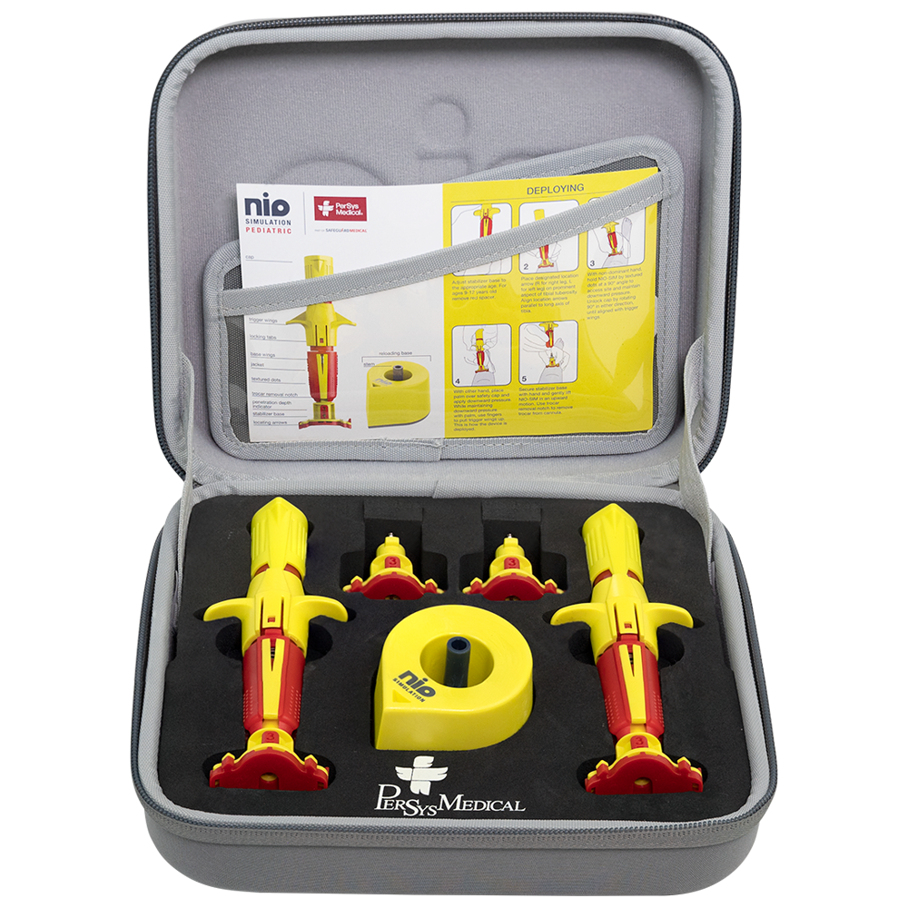 NIO Trainer & Reload Kit - Needleless System with 2 Training Guns for Medical Practice | Perfect for EMT, Nursing & First Aid Training