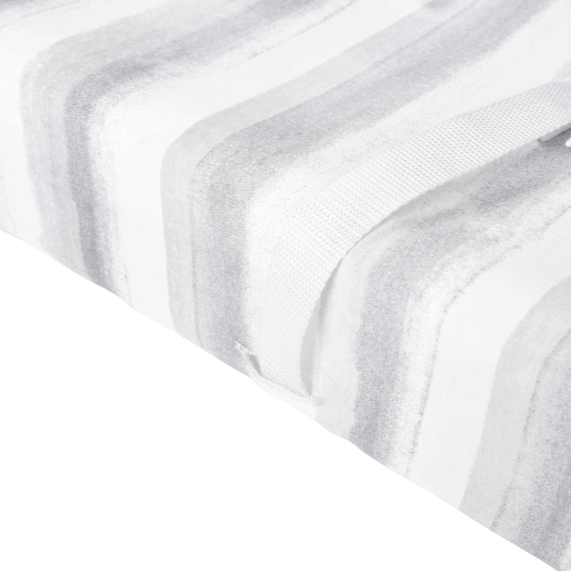 Lush Decor Organic Cotton Baby Changing Pad Cover 2-Pack - Blue for Nursery & Travel