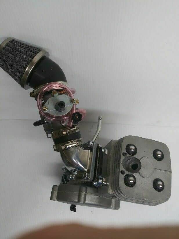 100CC Dio Reed Valve Window Piston Bicycle Engine Kit with 21mm OKO Carburetor - Upgrade Your Bike for Off-Road Adventures and Commuting