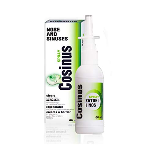 Pharmacy Laboratories Sinus Nasal Spray | 60 ML | Antibacterial & Mucus Relief for Adults | Nasal Care & Cleansing | Ideal for Cold, Allergy & Sinus Congestion Relief