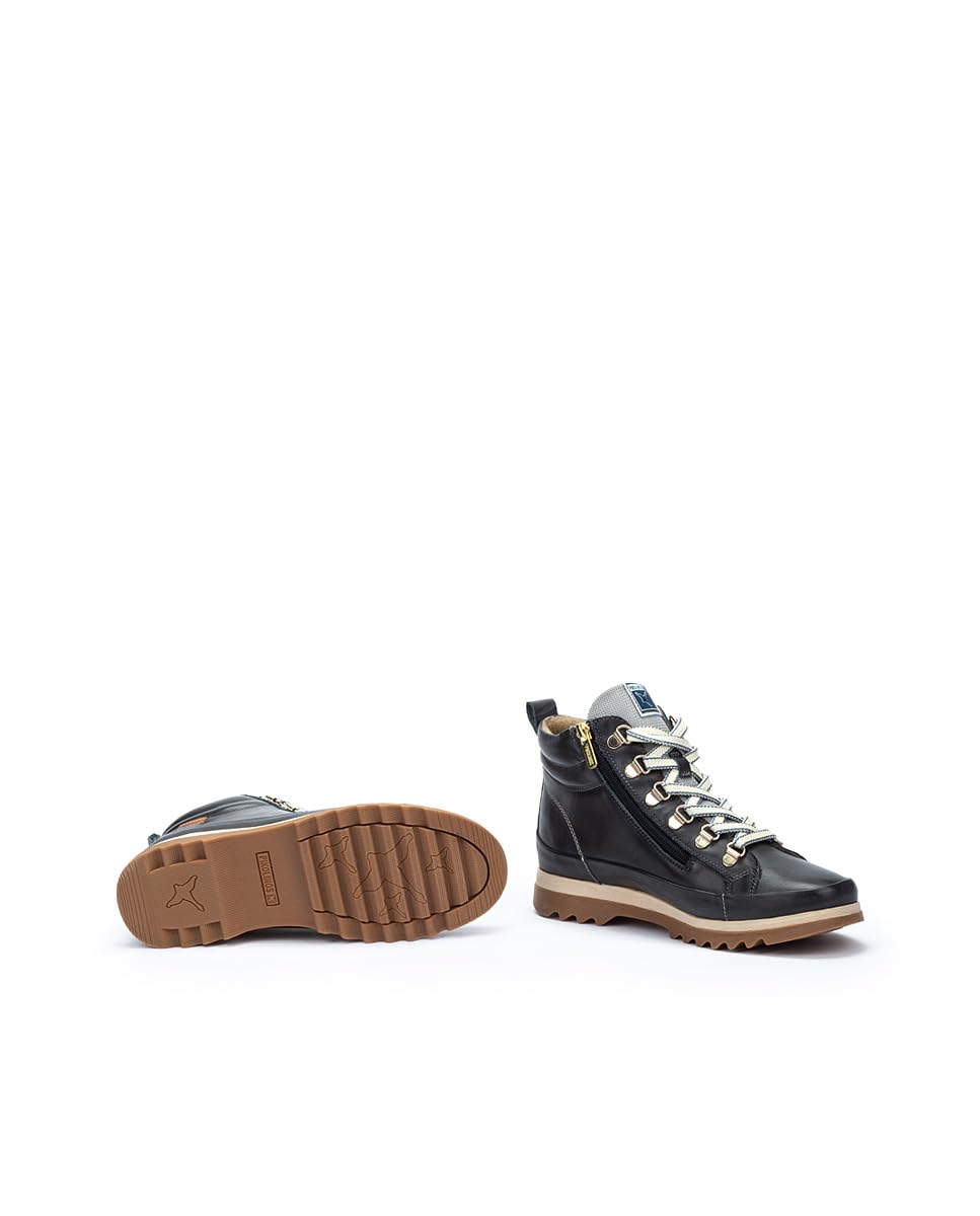 PIKOLINOS Women's Leather Sneakers - Vigo Style Comfortable Walking Shoes for Casual Wear & Everyday Outfits