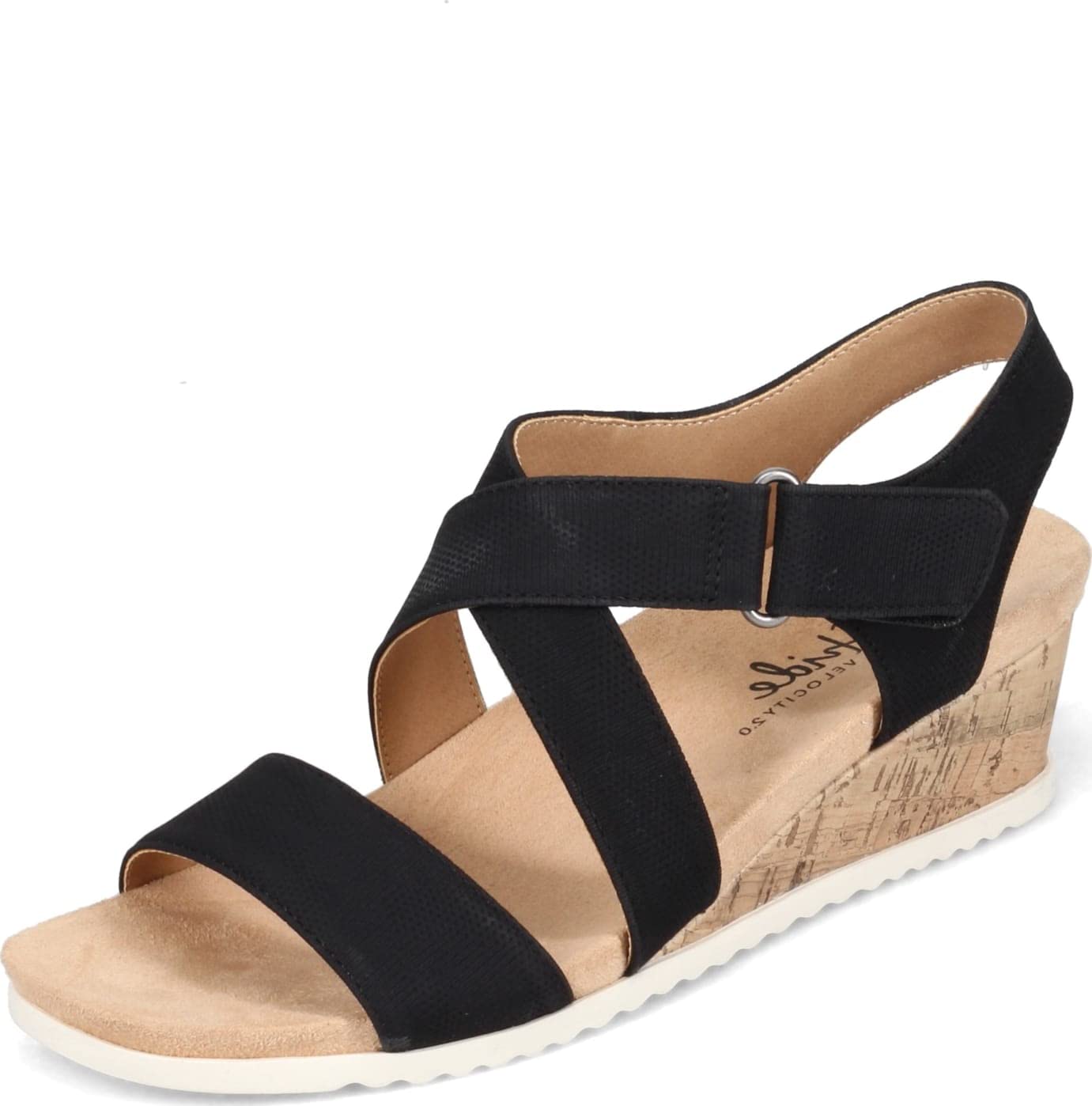 Lifestride Women's Sincere Wedge Sandal - Comfortable Casual Summer Shoes for Walking, Beach & Outdoor Activities