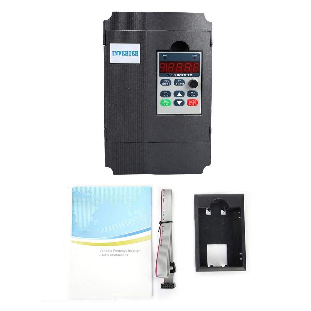 Fafeicy JH-S2-2T Variable Frequency Drive VFD Inverter 1.5KW 220V Single Phase Motor Speed Controller for HVAC, Pumps & Industrial Equipment