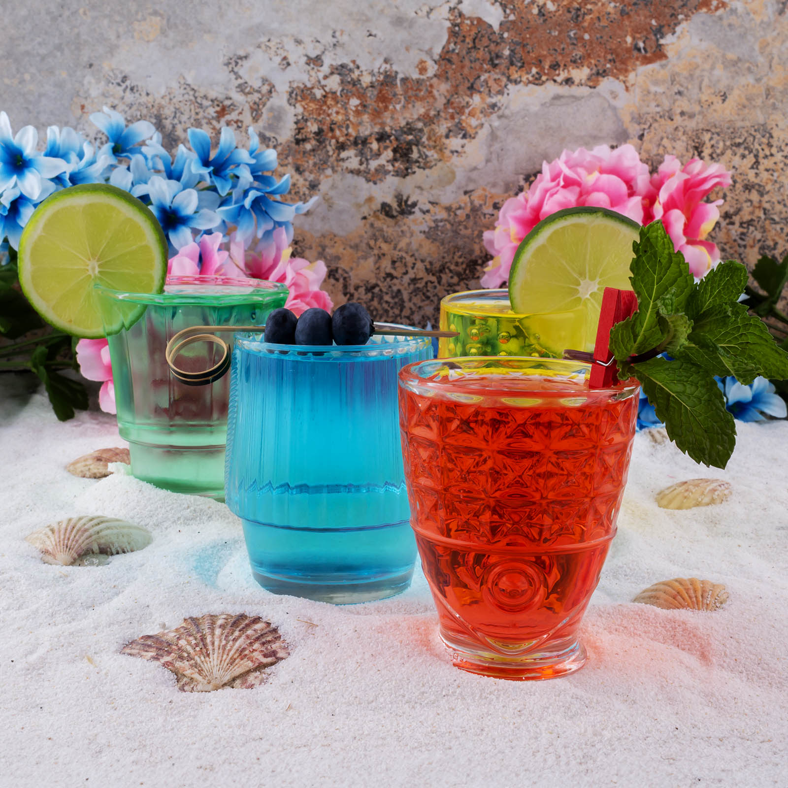 BarConic® 4 Piece Fish Shooter Set - Stainless Steel Shot Glasses with Lanyards for Tequila, Vodka & Liquor - Perfect for Parties, Tailgating & Fishing Trips