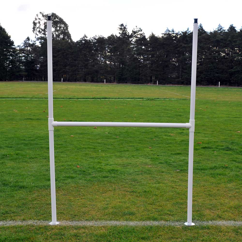 R80 Junior Portable Rugby Goal Posts - Lightweight & Adjustable for Kids & Youth Training - Perfect for Backyard, School, and Club Practice