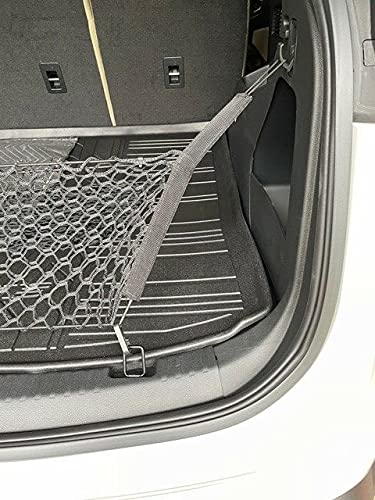 Premium Elastic Mesh Rear Trunk Organizer Cargo Net for Ford Edge 2007-2023 | SUV Envelope-Style Storage Solution | Durable Vehicle Carrier Accessory for Groceries, Sports Gear & Travel Essentials