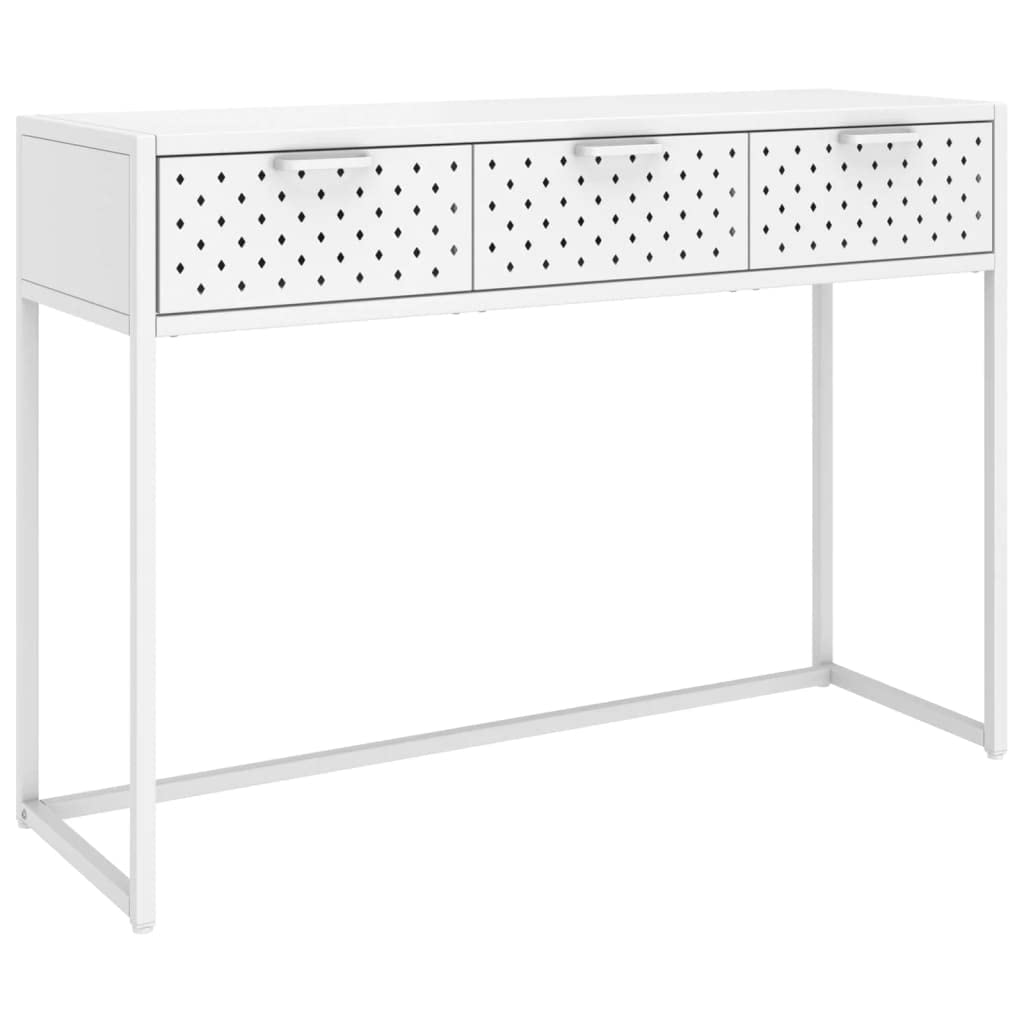 SKM White Console Table 41.7