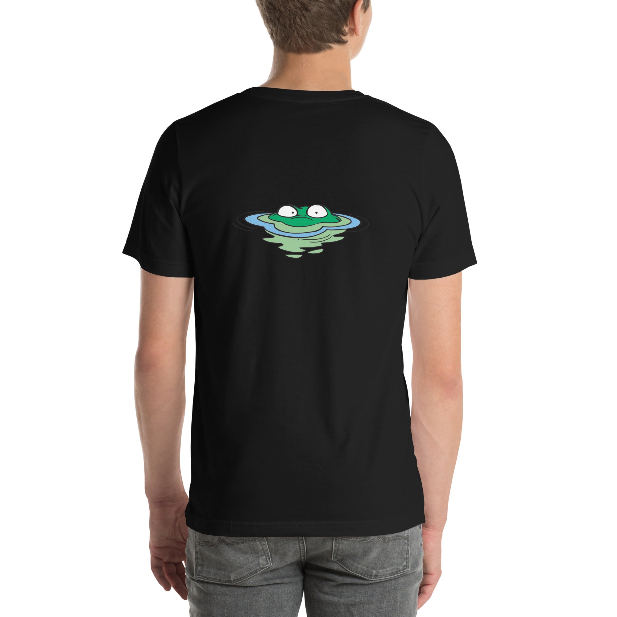 Frog Head in Water Unisex T-Shirt | Bart's Water Sports | Fun Graphic Tee for Swimming, Fishing & Outdoor Activities