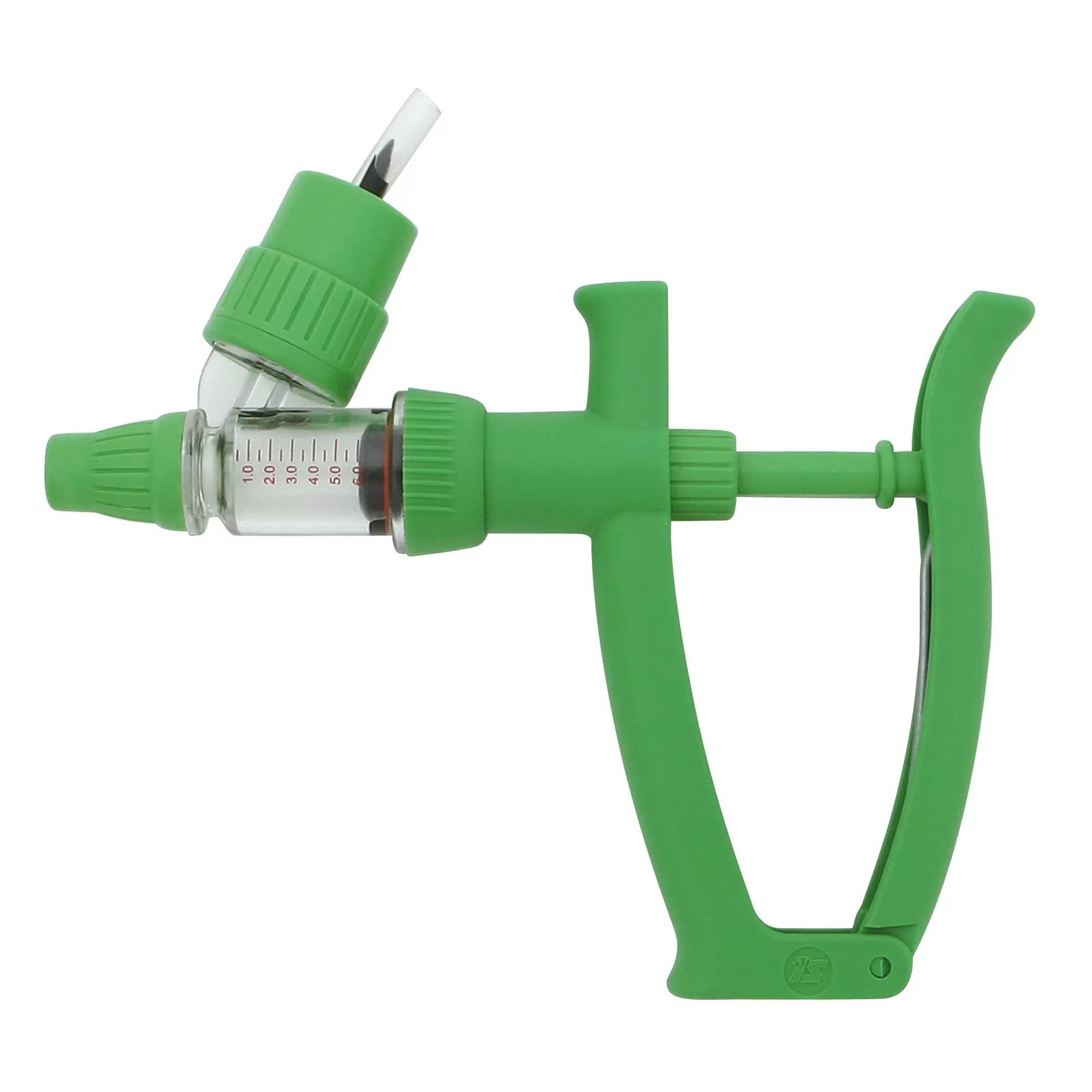 BMV™ Bottle Mount Syringes - 60ml Plastic Syringe with Luer Lock for Medical, Lab & DIY Projects - Perfect for Dispensing Liquids, Glue, Oils & More