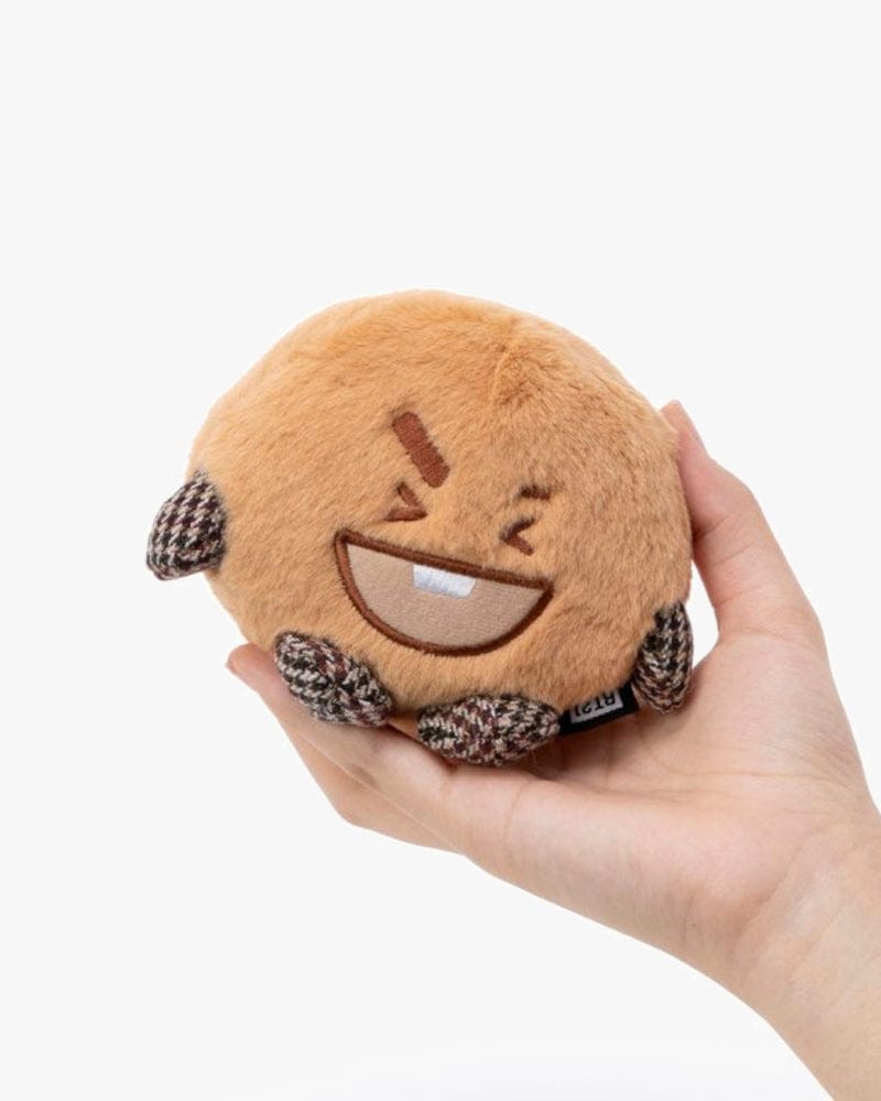 BT21 SHOOKY Glen Check Plush Stuffed Animal Toy - Cute BTS Character Plushie for Fans, Collectors & Kids | Perfect for Bedroom Decor, Gifts & Cuddling
