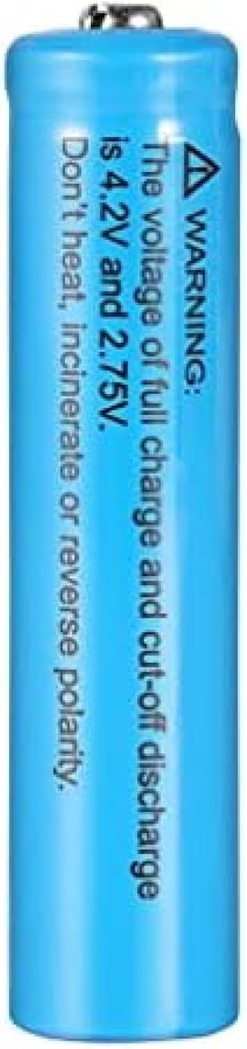10440 1000mAh 3.7V Rechargeable Lithium-Ion Button Top Battery (10-Pack) - Compatible with Flashlights, LED Torches, and Emergency Lights | Perfect for Camping, Hiking & Power Outages