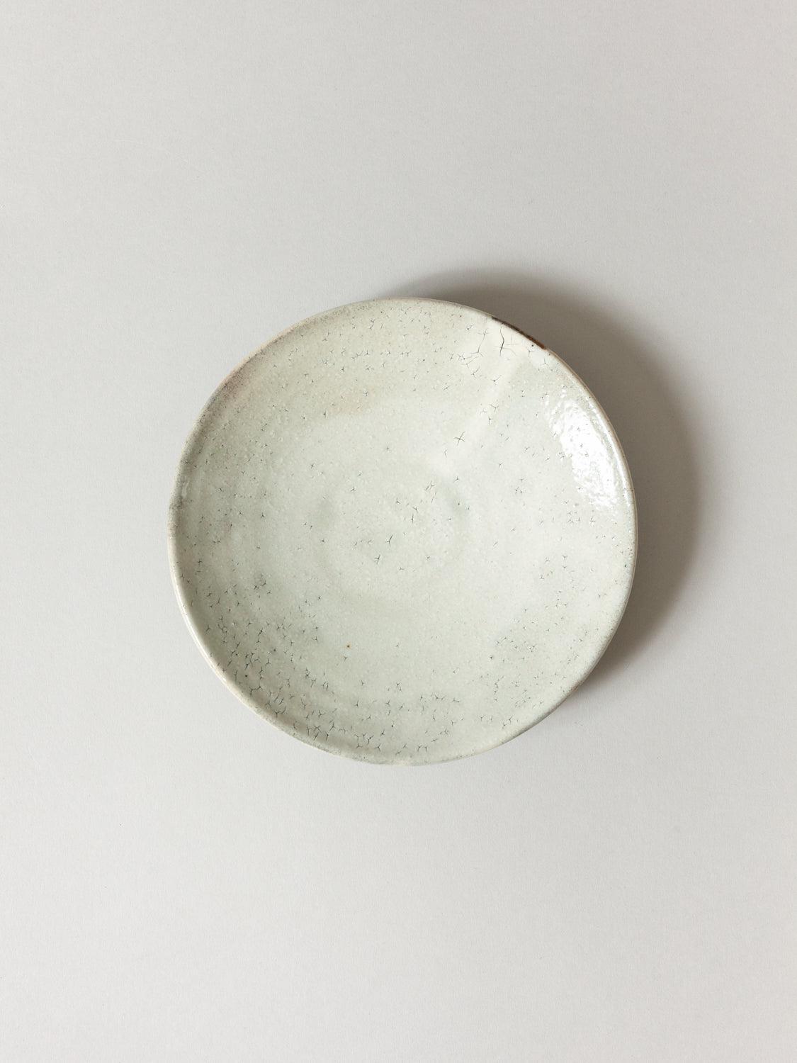 Authentic Japanese Ara Minoyaki Ceramic Plate - Handcrafted Pottery for Sushi, Appetizers & Home Decor | Perfect for Dining, Gifts & Japanese Tea Ceremonies