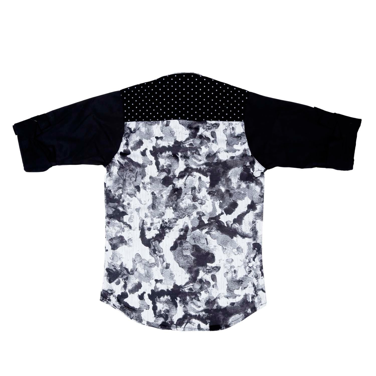 Stylish MashUp Contrasting Sleeves Shirt for Men & Women | Trendy Fashion Statement for Parties, Work & Casual Outfits