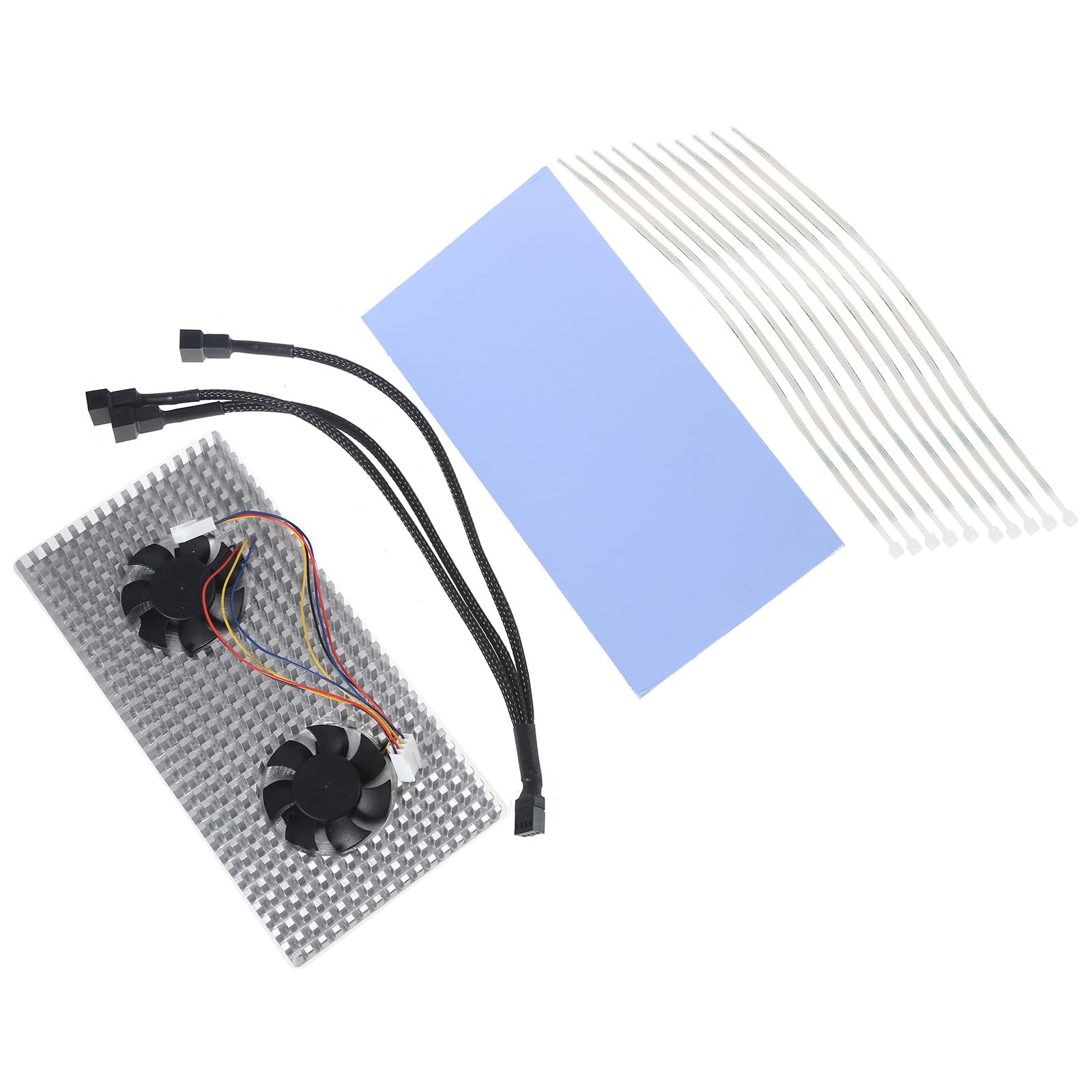 High Performance PWM Cooling Fan for GeForce RTX 3060/3080/3090 GPU - Aluminum Alloy Backplate Radiator with Quiet Operation | Perfect for Gaming PCs, Crypto Mining Rigs & High-End Graphics Workstations