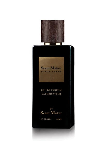 Black Amber Eau de Parfum 50ml - Premium Long-Lasting Fragrance for Women & Men, Perfect for Date Nights, Special Occasions & Daily Wear