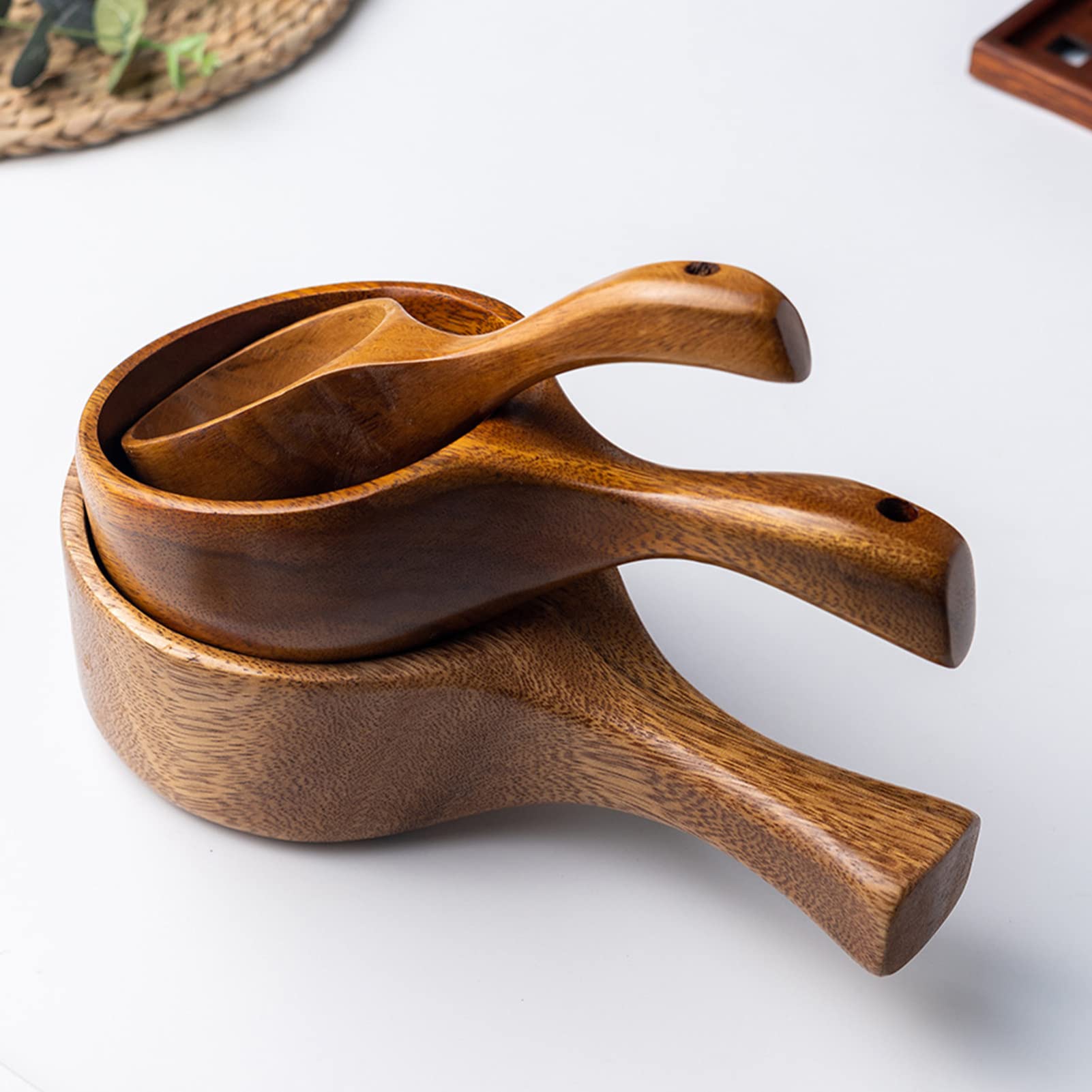 Wooden Spoon Set for Coffee, Rice & Kitchen - Multipurpose Home Tableware