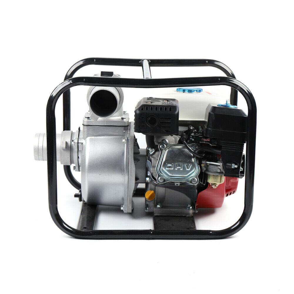**210CC 4-Stroke 7.5HP Gasoline Water Pump - 3 Inch High Pressure Petrol Pump for Irrigation, Pool, Landscaping & Gardening | Portable Water Transfer for Farms, Construction & Emergency Use**