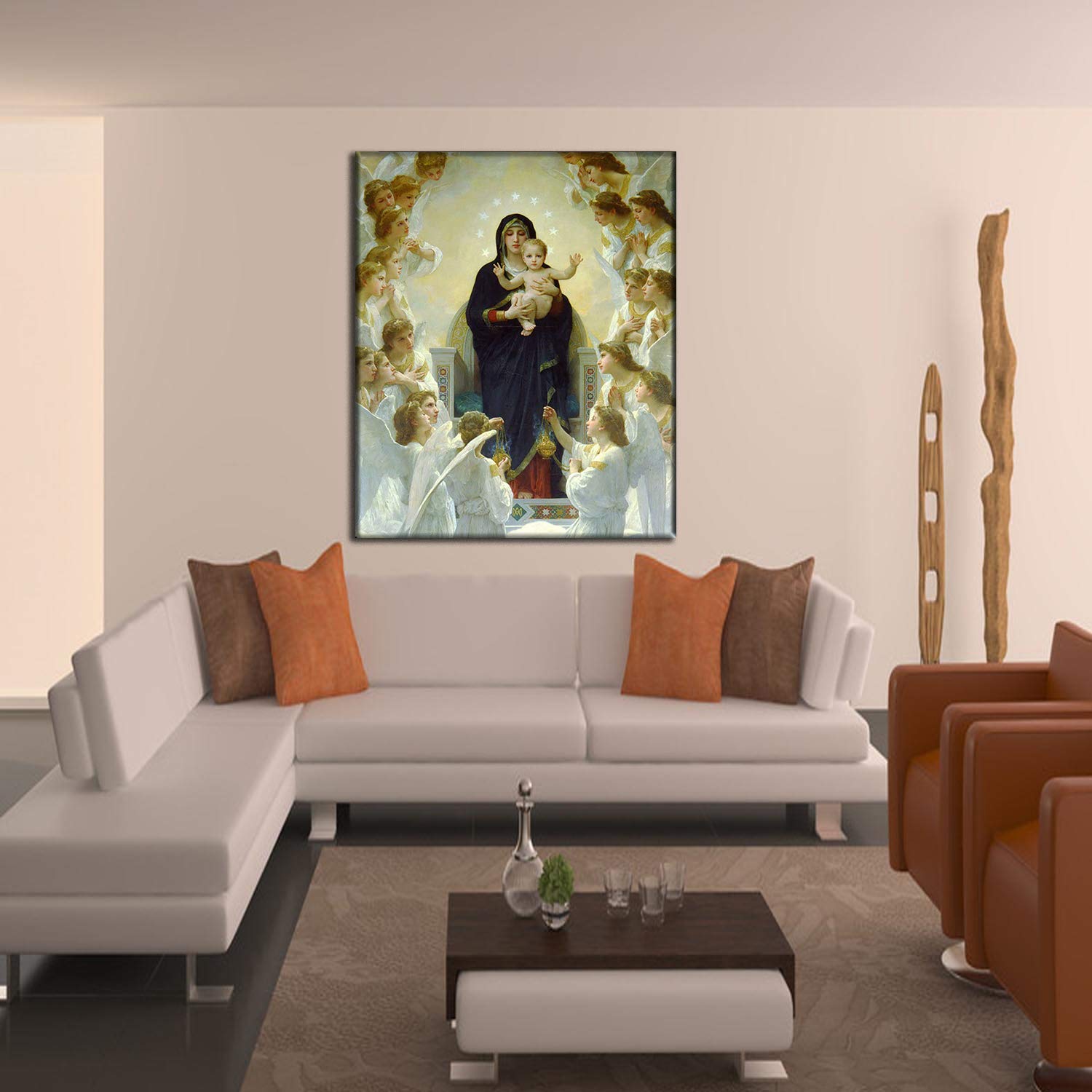 ZENDA Framed Jesus Picture - The Hand of God Wall Art Decor for Bedroom, Office & Living Room - Ready to Hang Christian Home Decor - Perfect for Prayer Spaces & Gift Giving