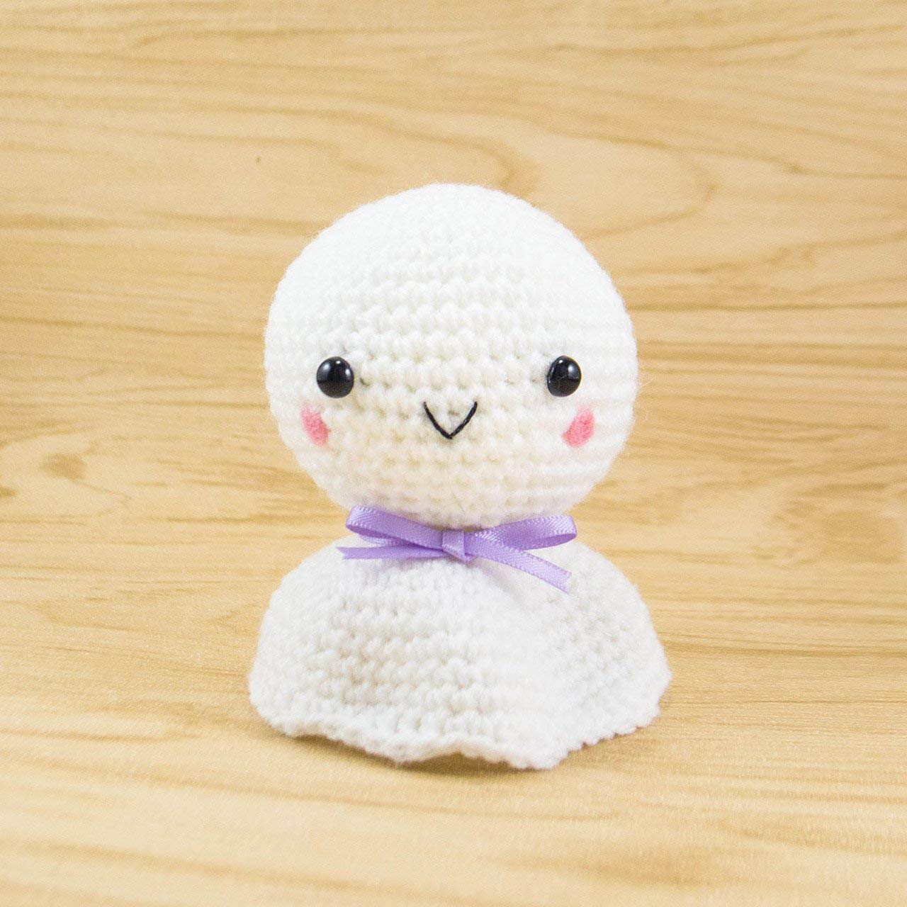 Handmade Crochet Amigurumi Doll - Japanese Teru Teru Bozu Sunshine Charm | Cute Home Decor, Nursery Gift & Lucky Charm for Good Weather