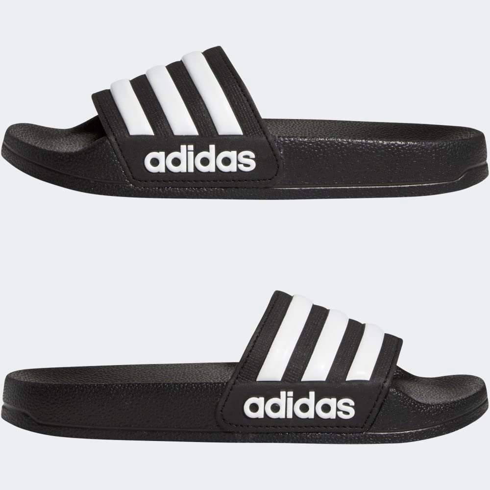 Adidas Kids' Adilette Shower Slides - Comfortable Waterproof Sandals for Boys & Girls - Perfect for Pool, Beach, and Bathroom Use