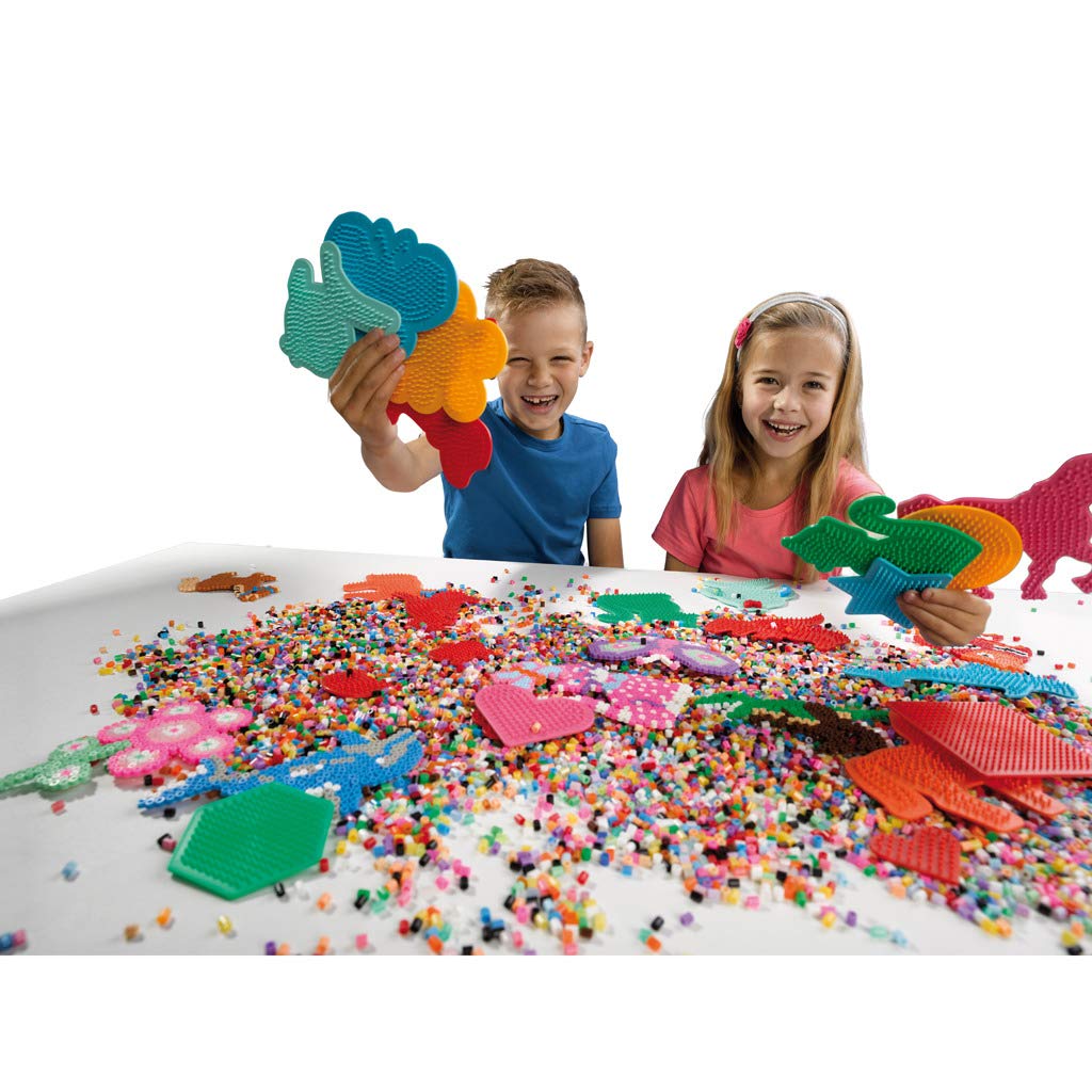 SES Creative Iron-On Beads Pegboard Kit - Fantasy Horse Design for Kids Arts & Crafts - Perfect for DIY Projects, Birthday Gifts & Creative Playtime