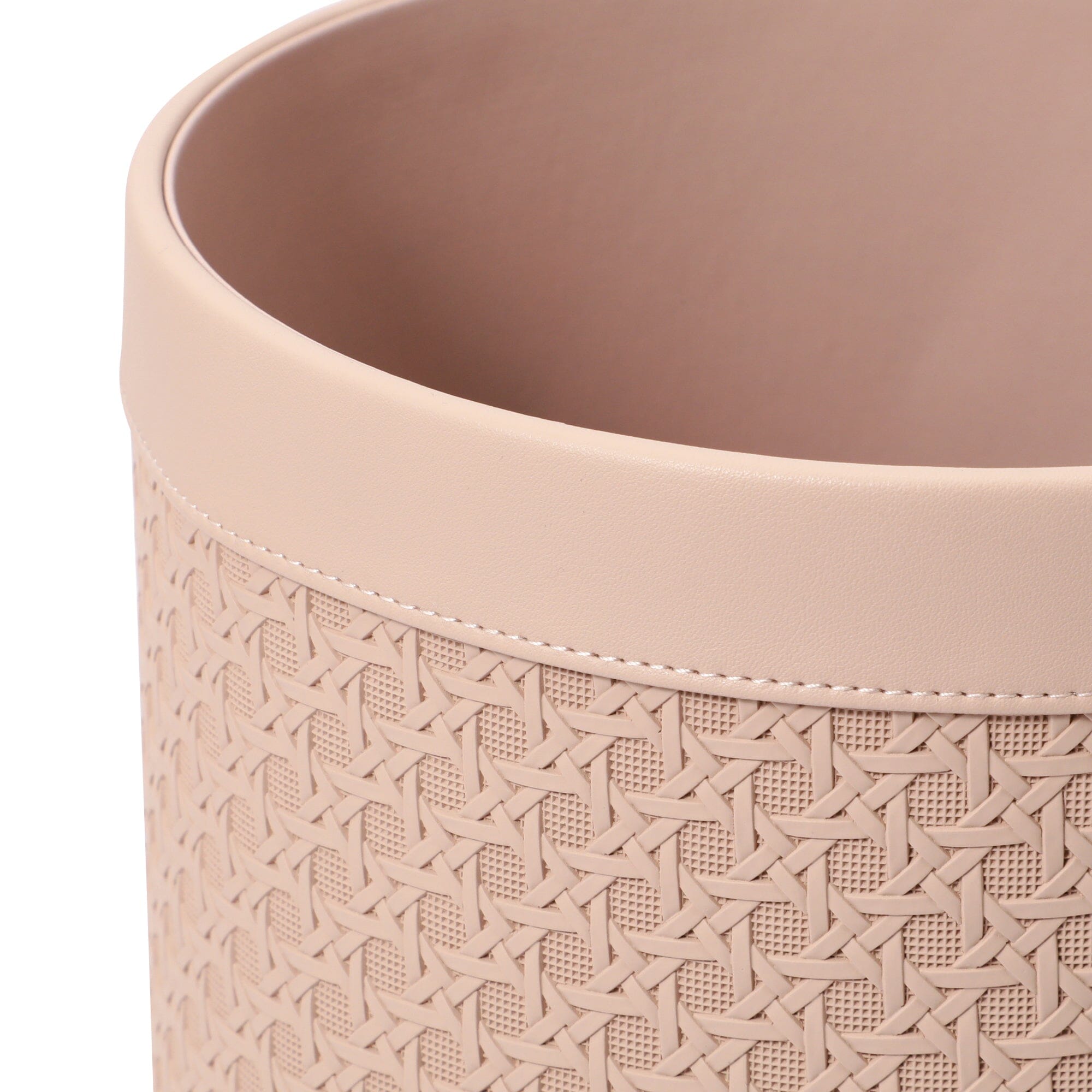 Embossed Medium Pink Dust Box - Elegant Storage for Makeup, Jewelry & Small Items - Perfect for Bedroom, Bathroom & Vanity Organizers