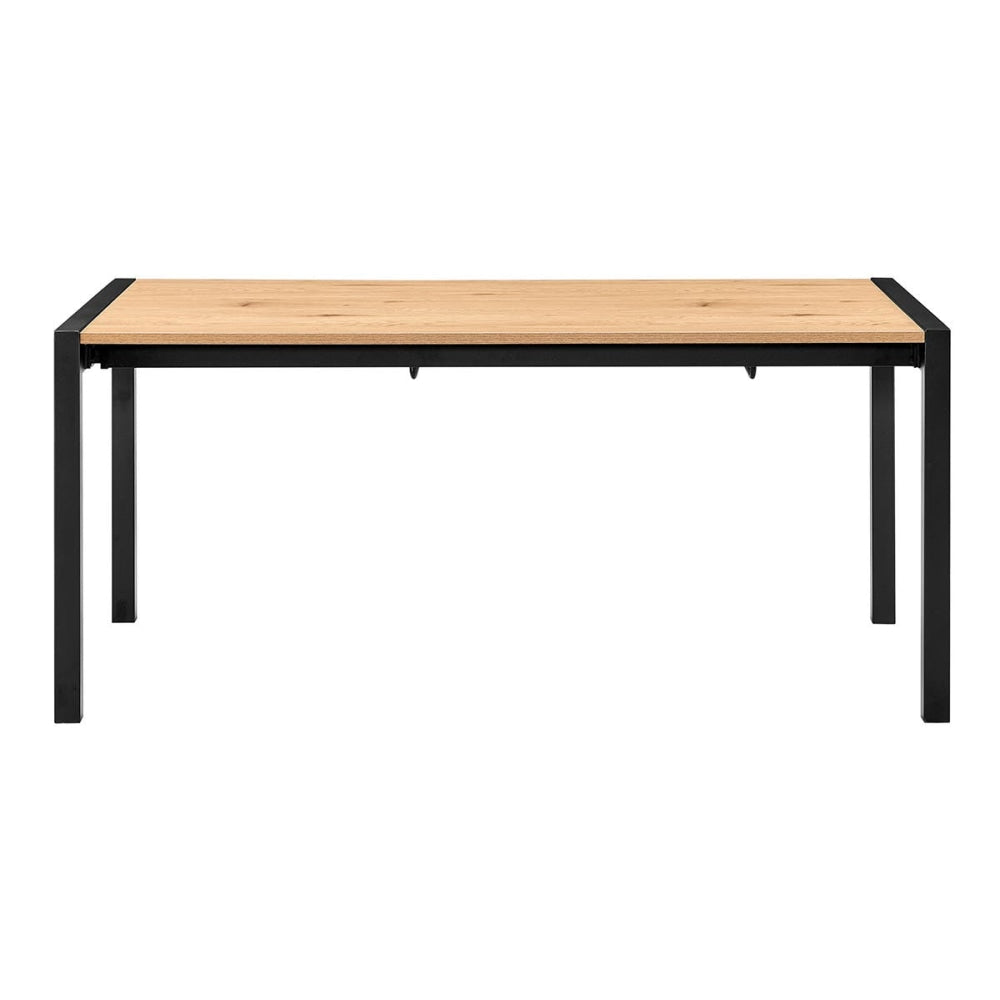 Bicca Modern Wooden Extendable Kitchen Dining Table 160-240cm - Natural Finish for Small Space & Family Gatherings