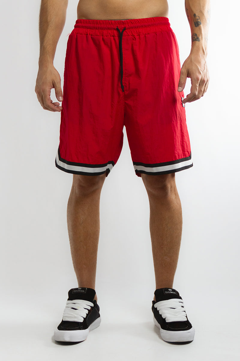 Men's Bermuda Shorts - Red Jordan Style for Casual Wear & Summer Outfits | Comfortable & Stylish Beach, Gym, and Streetwear Fashion