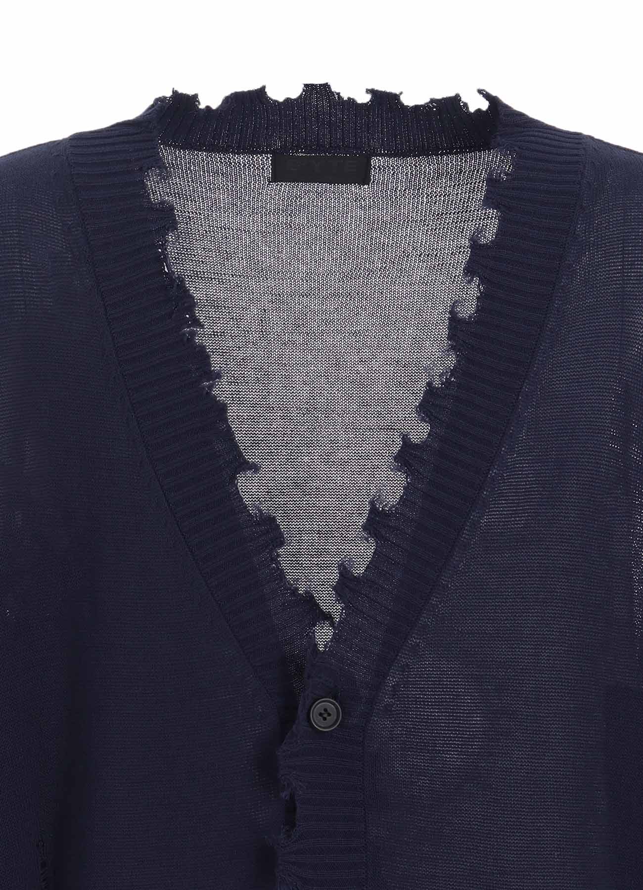 Compact Twist 10g Damaged Knit Cardigan for Women - Lightweight Layering Sweater for Fall & Winter | Casual, Office & Date Night Outfits
