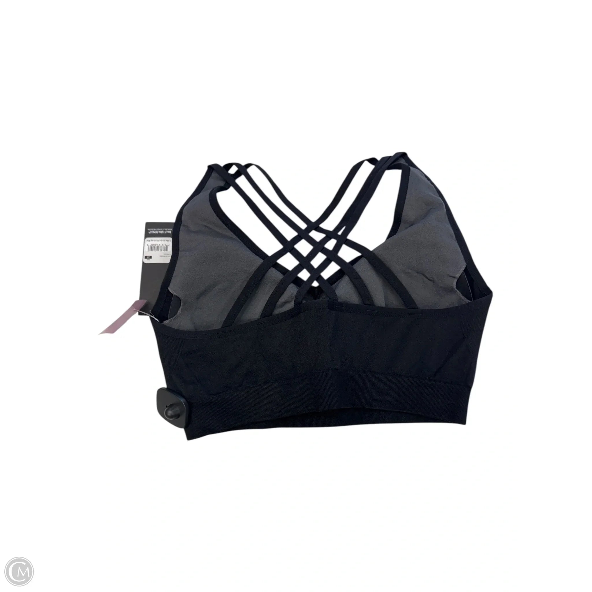 Bally Black Plus Size Athletic Sports Bra 2X - High Support Workout Bra for Running, Yoga & Gym
