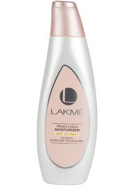LAKMÉ Peach Milk SPF 24 PA++ Moisturizing Face Lotion 200ml - Hydrating & Sun Protection for Daily Skincare Routine